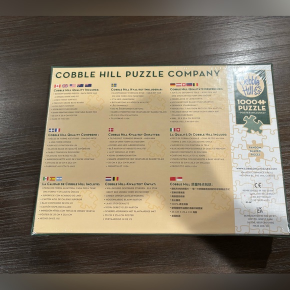 NWT 1,000 Piece Red Truck and Golden Retriever Christmas Puzzle - Picture 2 of 4